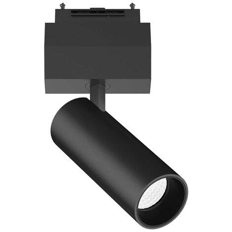 Sistema Binario Arca Alluminio Nero Led 14W 4000K Luce Naturale