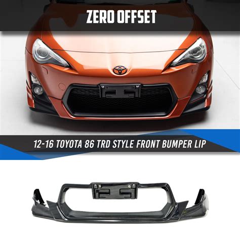 Trd Style Front Lip For 12 16 Toyota 86 Zn6