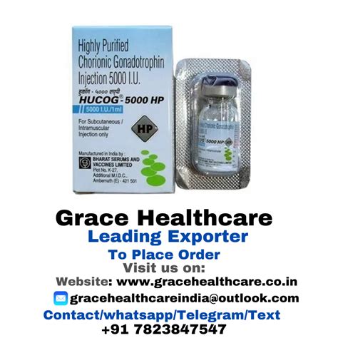 Hucog 5000 Iu Injection Packaging Size 1 Vial In 1 Pack At Rs 499