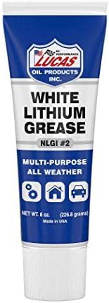 Amazon Lucas Oil 10533 White Lithium Grease 8 Oz Squeeze Tube