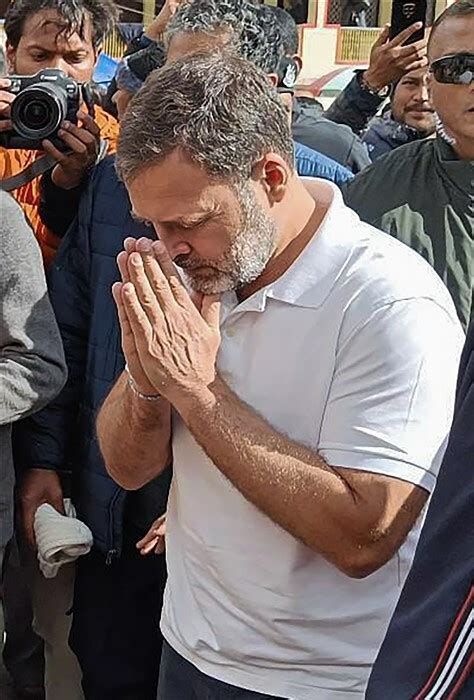 In Pics Rahul Gandhis Spiritual Visit To Kedarnath Temple Photos Hd