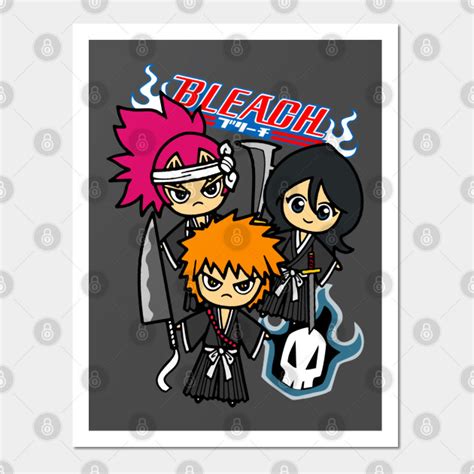 Bleach Posters Bleach Team Poster Tp Bleach Store