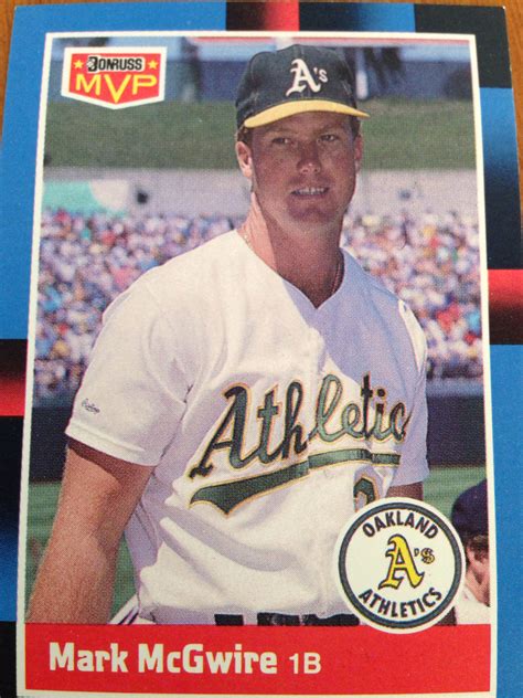 Marc Mcgwire Baseball Cards Old Baseball Cards Oakland Athletics