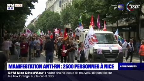 Manifestation contre l extrême droite 3 000 personnes présentes à Nice