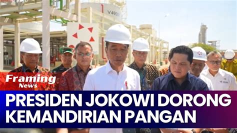 Keterangan Pers Presiden Jokowi Usai Resmikan Pabrik Amonium Nitrat Di