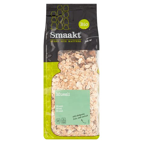 Smaakt Muesli Bio Per Zak 500 G