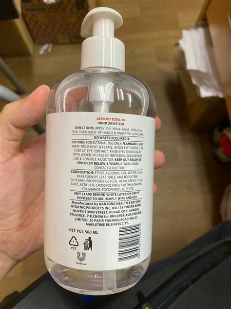 Lifebuoy Hand Sanitizer 500ml Everything Else On Carousell