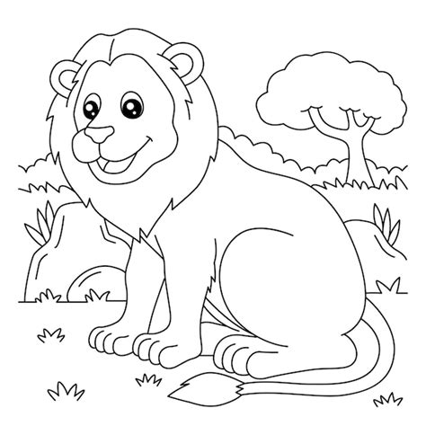 Lion Drawing Pictures For Kids