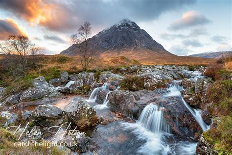 Glen Etive Waterfall | Professional Landscape Photography by Helen Hotson