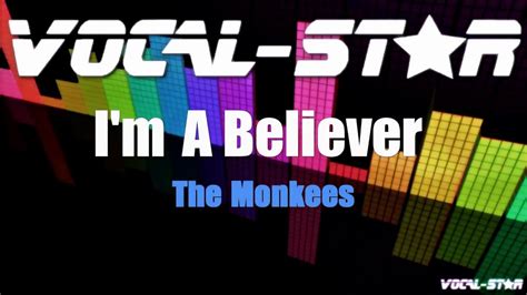 The Monkees I M A Believer Karaoke Version With Lyrics HD Vocal