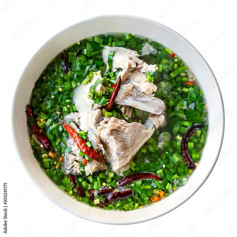 Delicious Thai Spicy Soup With Pork Ribs This Is A Popular Food In