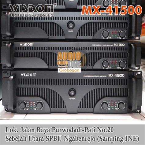 Power Wisdom Mx X Watt Ohm Class H Power Amplifier