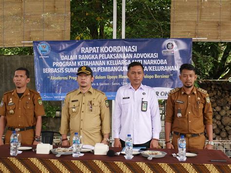 Bersama BNN Pemkot Palopo Gelar Rakor Advokasi Ketahanan Keluarga Anti