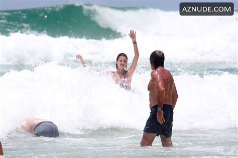 Alessandra Ambrosio Sexy Wears Tiny Bikini At The Beach In Florianopolis Brazil Aznude