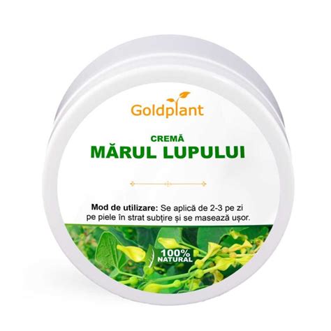 Crema De Marul Lupului Ml Goldplant Produse Naturiste