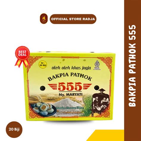 Jual Bakpia Basah Pathok 555 Bakpia Jogja Asli Kacang Hijau 1 Box