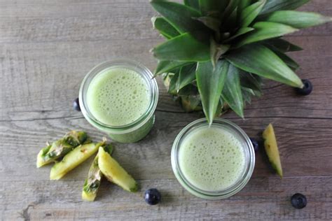 Grüner Smoothie Mit Ananas And Spinat Freshdelight Smoothie Ananas