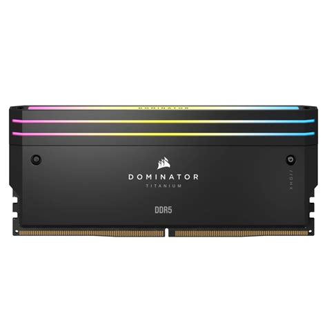 CORSAIR 48GB 2x24GB Dominator Titanium 7200MHz RGB Siyah CL36 DDR5