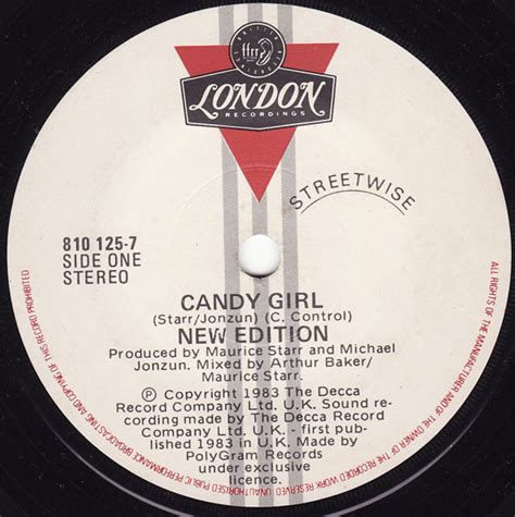 New Edition Candy Girl 1983 Vinyl Discogs