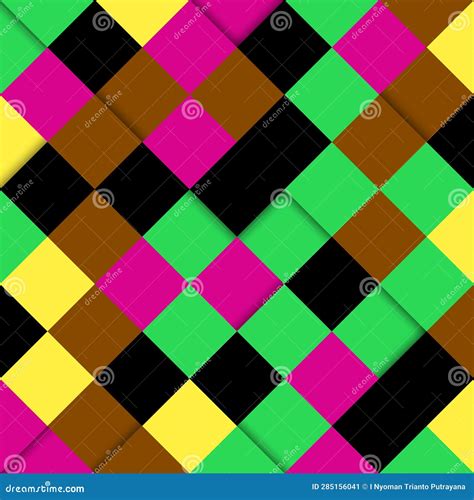 Rectangle Pattern Background. Stock Vector - Illustration of style, ornament: 285156041