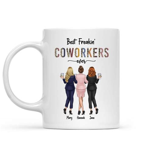 Personalized Mug Colleague Mug 2023 Best Freakin Coworkers Ever