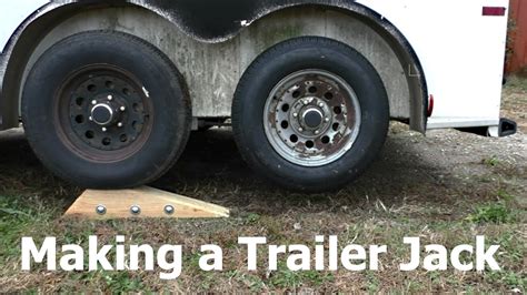 Making A Tandem Axle Trailer Jack Youtube