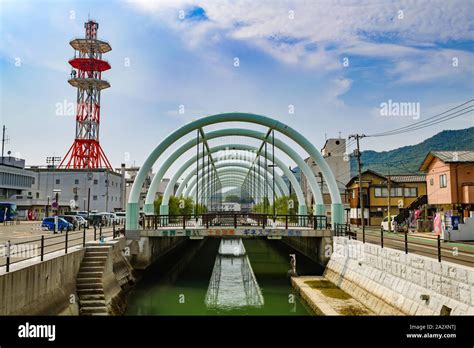 Kagawa Japan 28 July 2019 Dofuchi Strait The Narrowest Water