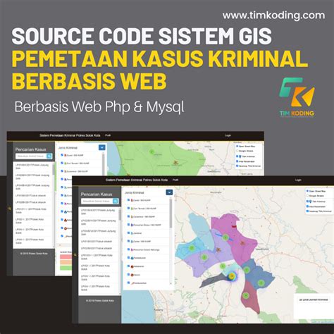 Source Code Sistem Informasi Geografis GIS Pemetaan Kasus Berbasis