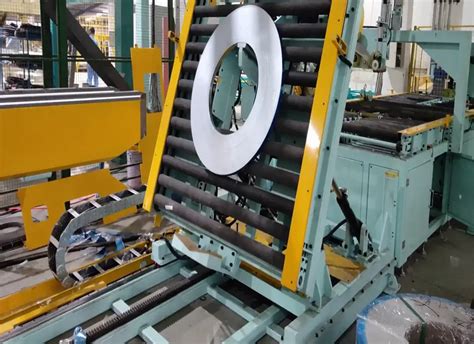 Automatic Horizontal Steel Coil Packing Machine Coil Tilter