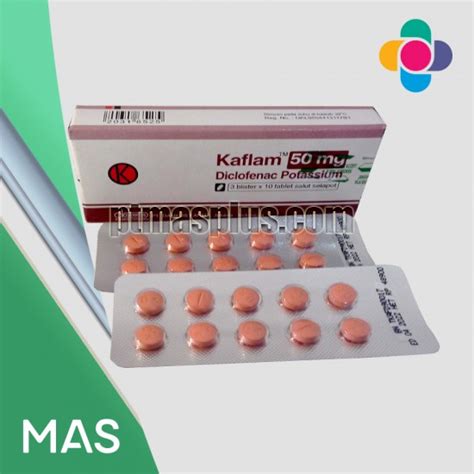 Produk KAFLAM 50 MG 30 S TAB PT MURNI AIK SUKSES