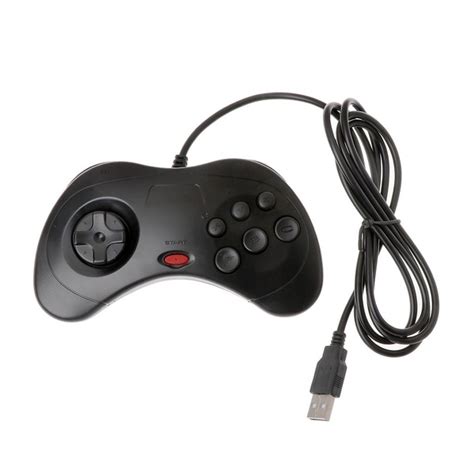 16-битная игровая ручка MD для игр Sega Saturn на ПК, Джойстик ...