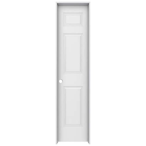 JELD WEN 18 In X 80 In Molded Smooth 6 Panel Primed White Solid Core