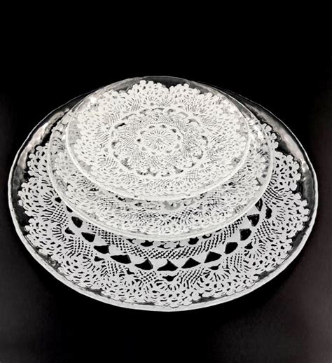 Lille 12Pieces Glass Dinner Plate Set | Marketplace | 1800Flowers