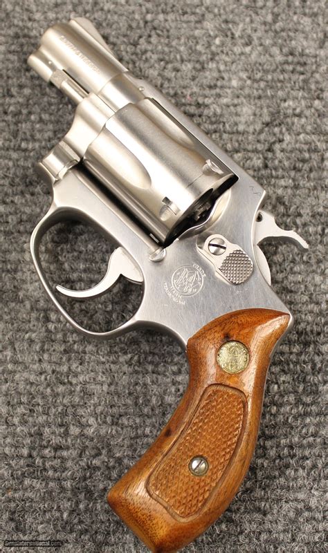 Smith Wesson Model No Dash Stainless Steel Revolver S W Spl