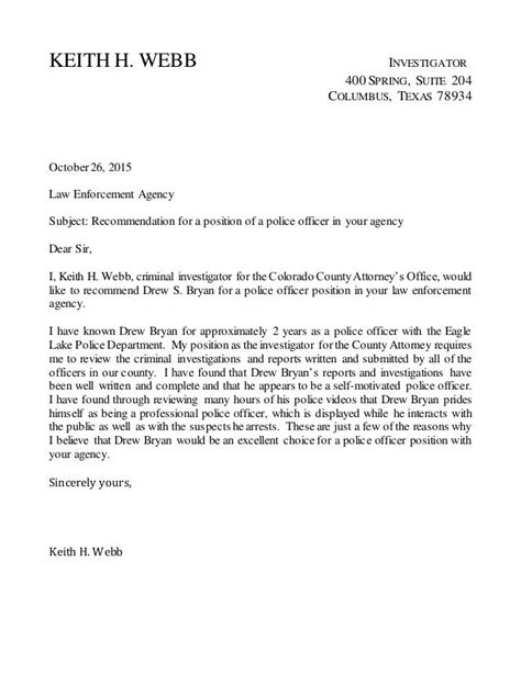 Reference Letter For Police Officer Find Your Reference Letters