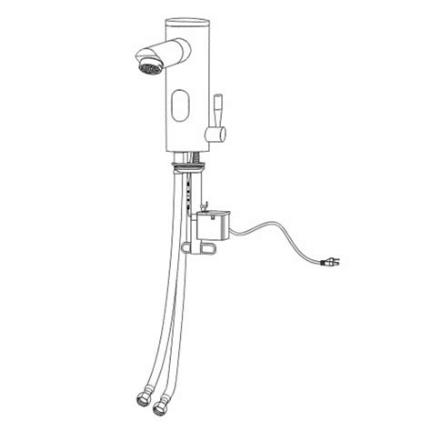Automatic Sensor Bathroom Faucet 1 Hole Touchless Hot Cold Undermount Sink Mixer Tap CHR 1