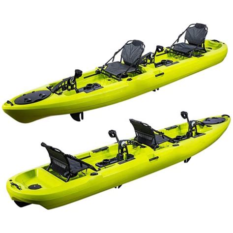 New Arrival Ft Lldpe Plastic Kayak Person Double Sit On Top Pedal