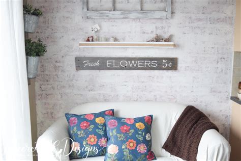 How to Make a Beautiful Faux Brick Wall for Under $50! - Recreated Designs