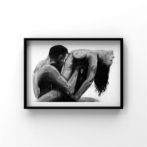 Erotic Black And White Art Nude Art Erotic Art Couple Nude Sexual Art Couple Nude Art Wall