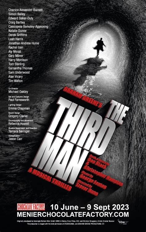 The Third Man - Poster | Menier Chocolate Factory