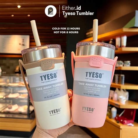 Jual Either Id TYESO TUMBLER STAINLESS KOPI CUP HIGH QUALITY VACUUM