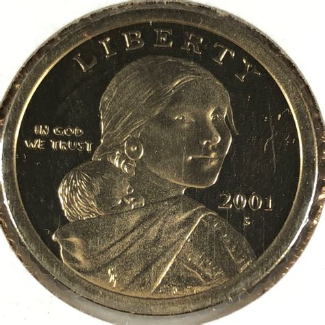 2001 S Proof Sacagawea Commemorative Dollar Deep Cameo Property Room