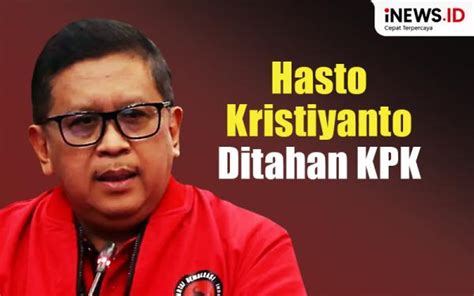 Infografis Hasto Kristiyanto Ditahan KPK