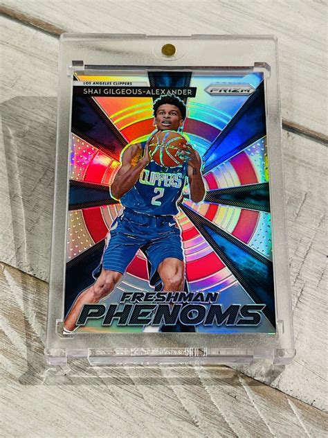 2018 19 Panini Prizm Shae Gilgeous Alexander Silver Freshman Phenoms