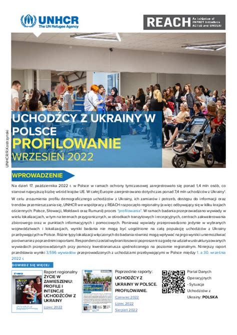 Document Uchod Cy Z Ukrainy W Polsce Profilowanie Wrzesie