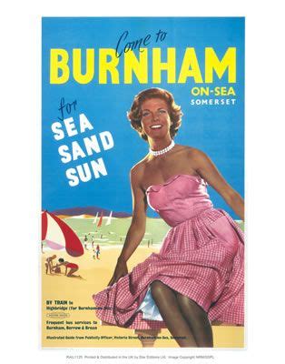 Burnham On Sea Somerset On Vintagerailposters Co Uk Prints