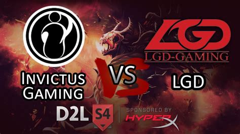 Ig Vs Lgd Game Dota League S Highlights Youtube