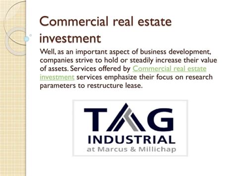 Ppt Key Strategies To Maximize Your Investment In Commercial Real