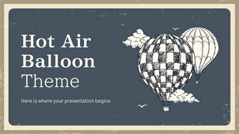 Hot Air Balloon Theme Presentation