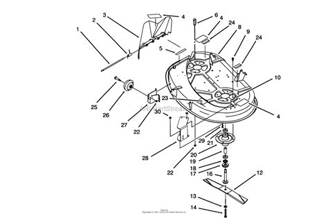 Toro 71205 13 38xl Lawn Tractor 1995 Sn 59000001 59999999 Parts Diagram For Housing